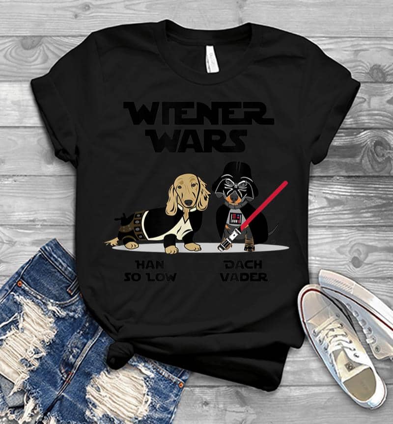 Wiener Wars Funny Dachshund Men T-shirt