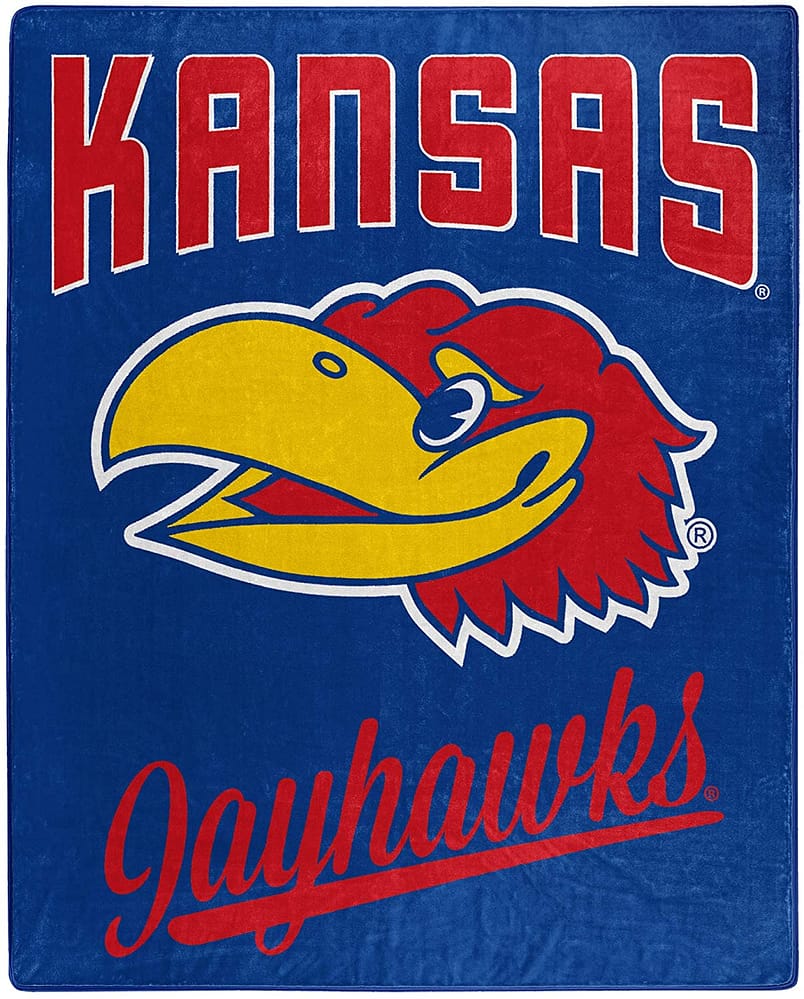 Alumni Silk Touch Throw Blanket Kansas Jayhawks Fleece Blanket