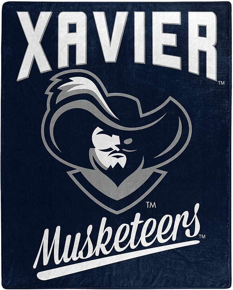 Alumni Silk Touch Throw Blanket Xavier Musketeers Fleece Blanket