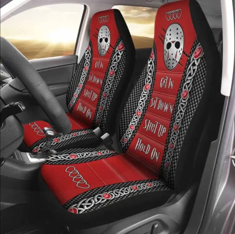 Jason Voorhees Get In Sit Down Shut Up Hold On Car Seat Covers