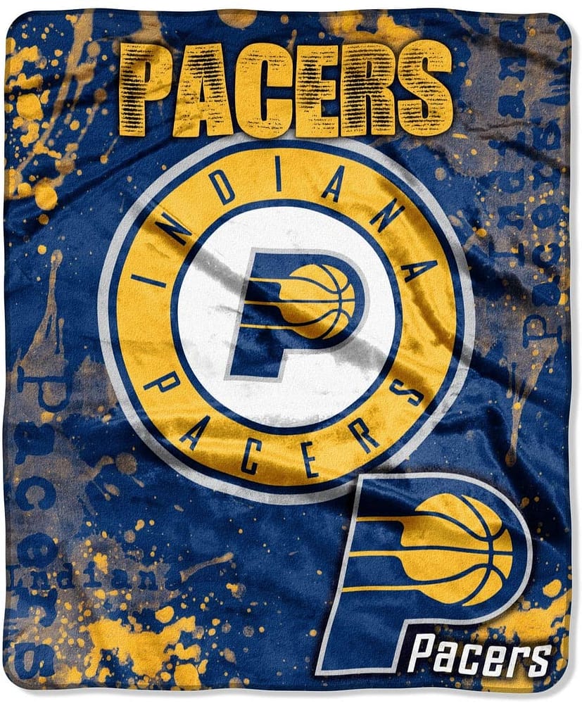 Officially Licensed Nba Throw Indiana Pacers Fleece Blanket