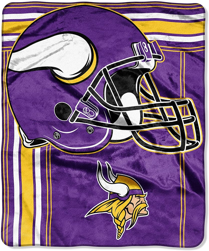Officially Licensed Nfl Throw Minnesota Vikings Fleece Blanket
