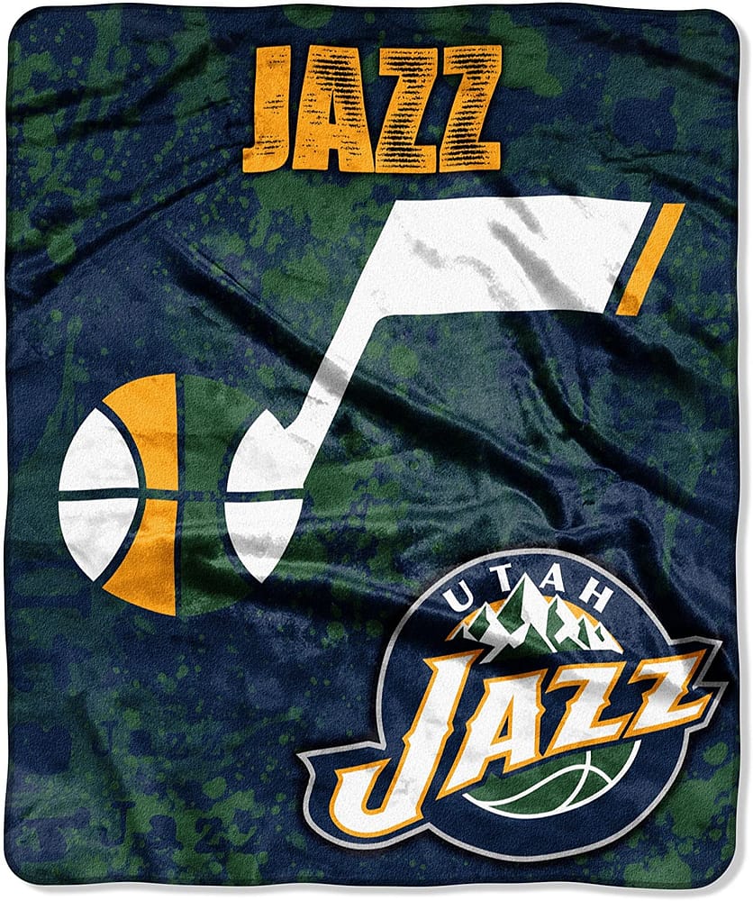 Officially Licensed Nba Throw Utah Jazz Fleece Blanket