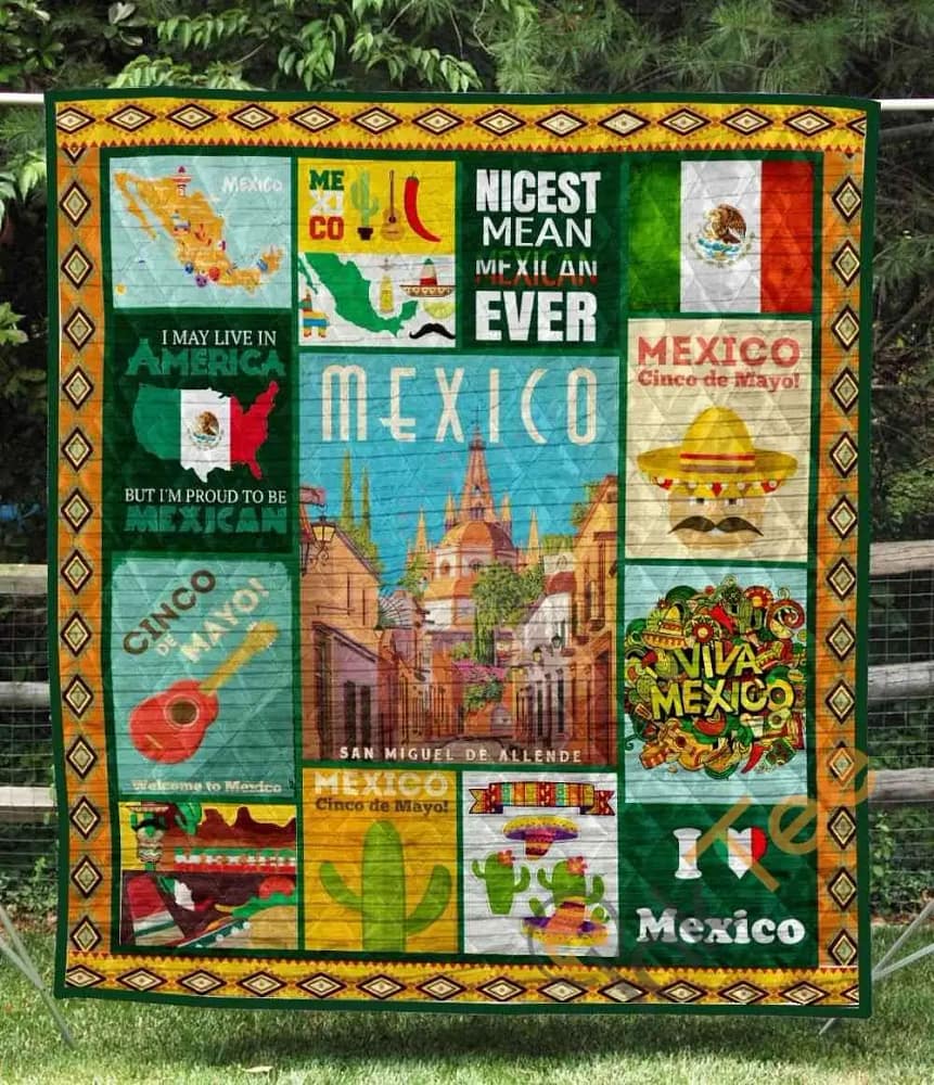 Mexico 1  Blanket Th1307 Quilt