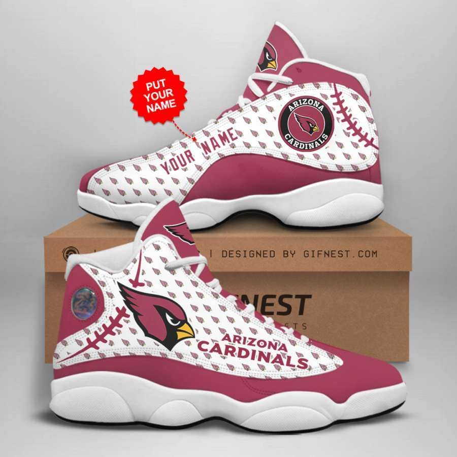 Arizona Cardinals Custom No12 Air Jordan Shoes