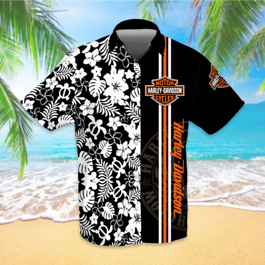 Harley Davidson Custom No43 Hawaiian Shirts