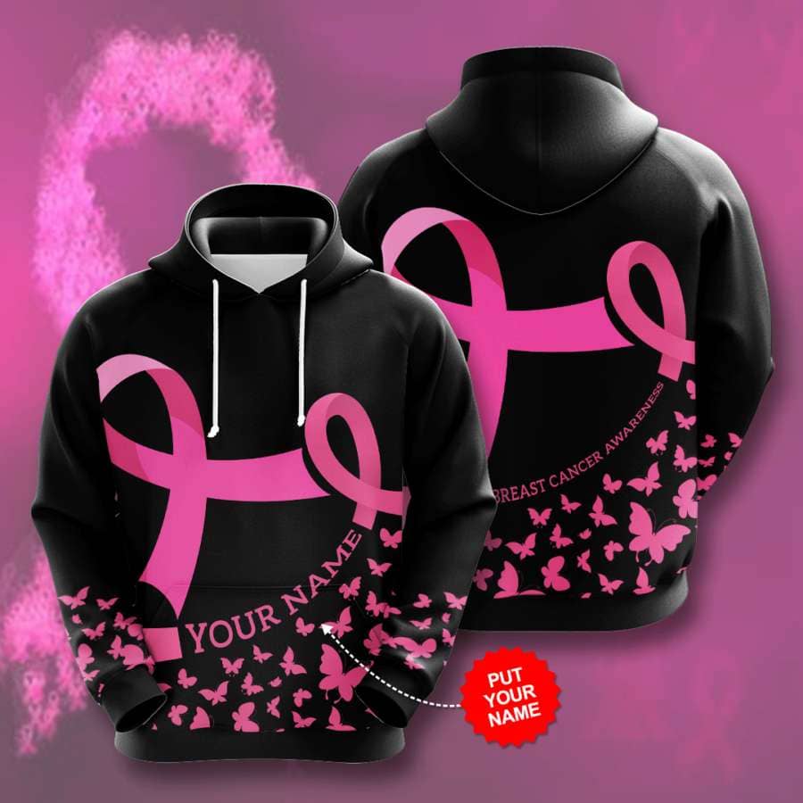 Personalized Breast Cancer Awareness No240 Custom Hoodie 3D