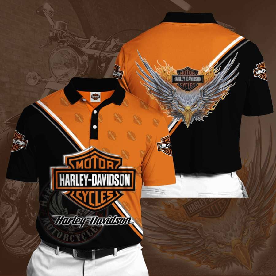 Personalized Harley Davidson No36 Polo Shirt