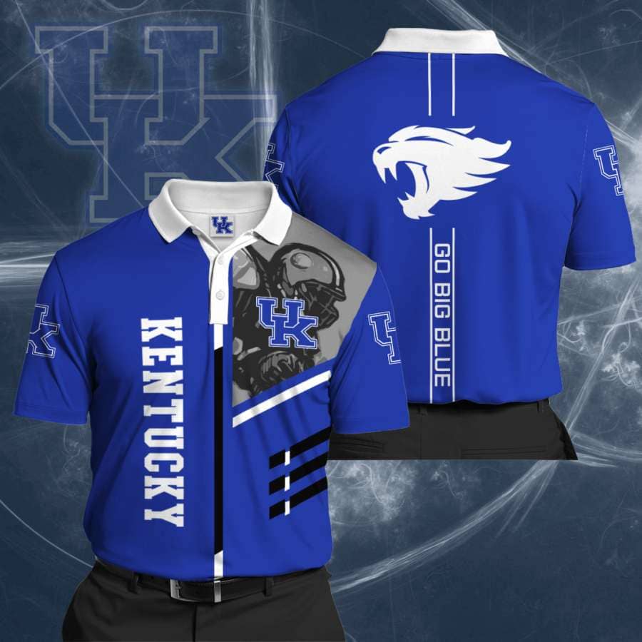 Personalized Kentucky Wildcats No43 Polo Shirt