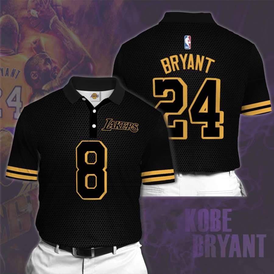 Personalized Kobe Bryant No41 Polo Shirt