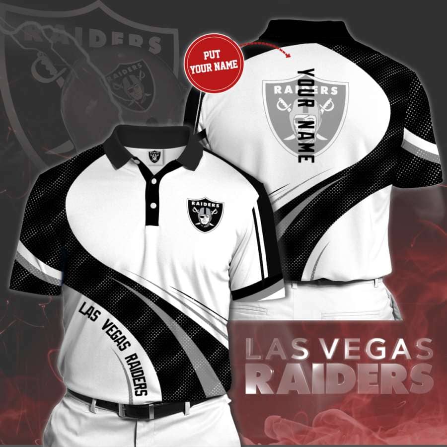 Personalized Las Vegas Raiders No117 Polo Shirt