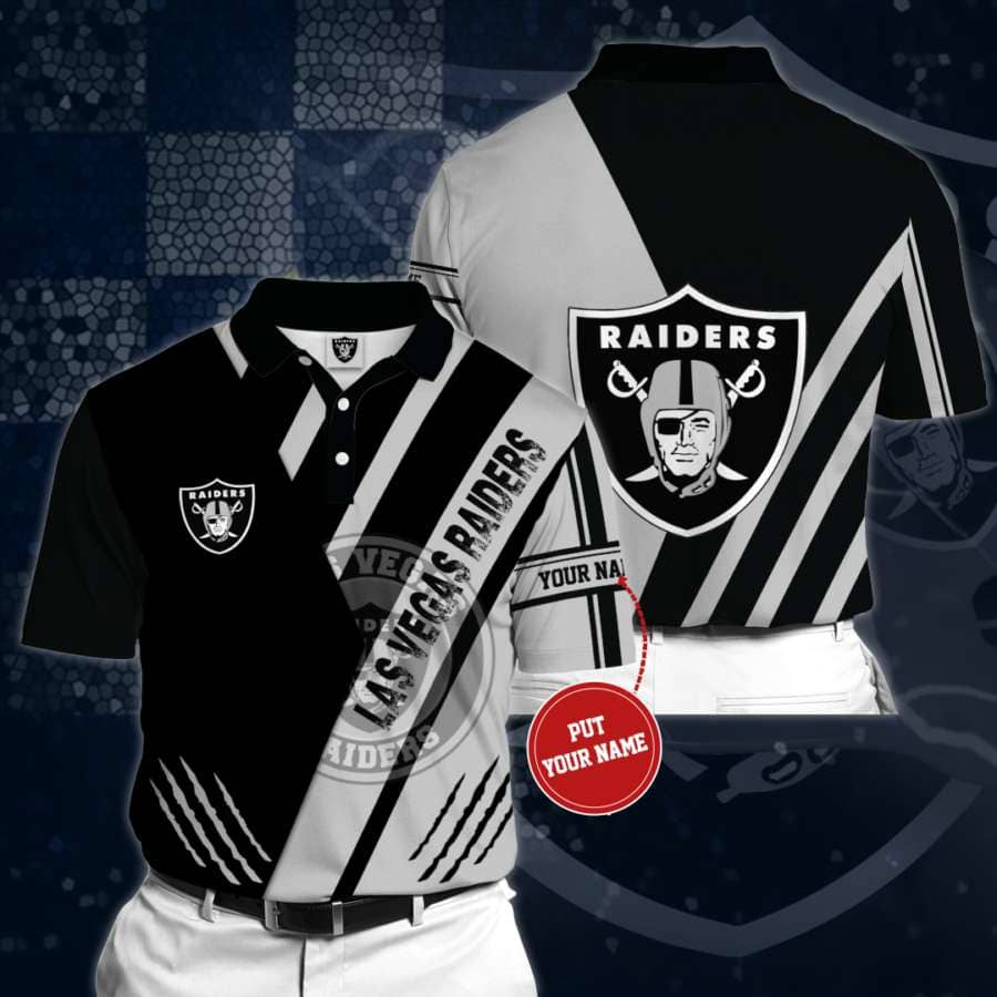 Personalized Las Vegas Raiders No118 Polo Shirt