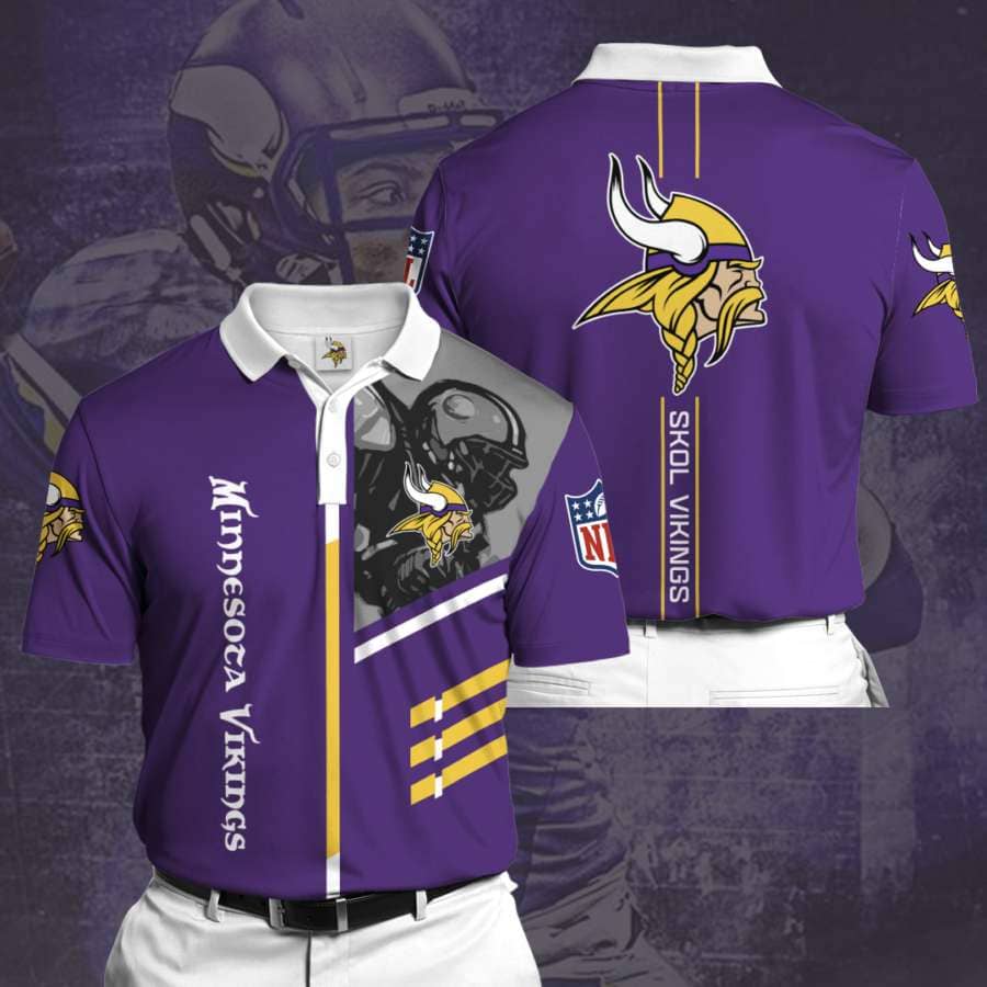 Personalized Minnesota Vikings No51 Polo Shirt