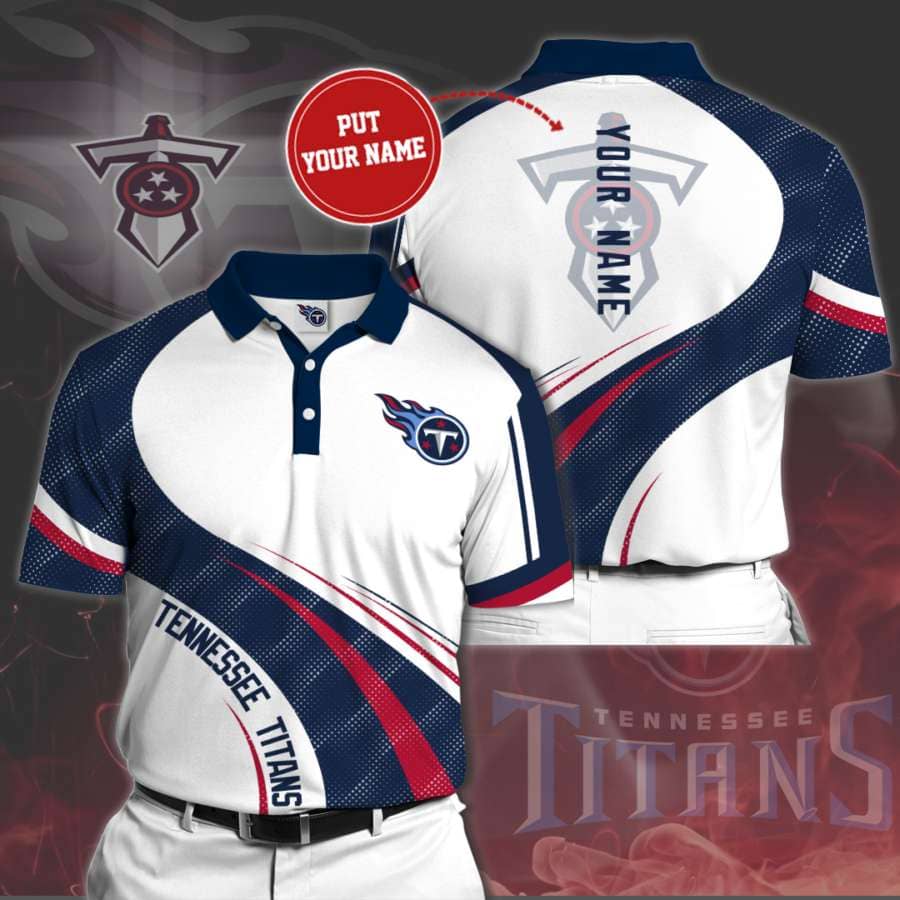 Personalized Tennessee Titans Primary No159 Polo Shirt