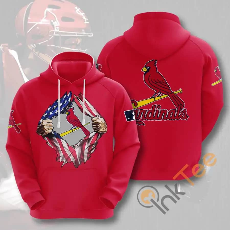 St Louis Cardinals Custom Hoodie 3d, St Louis Cardinals Gift Idea