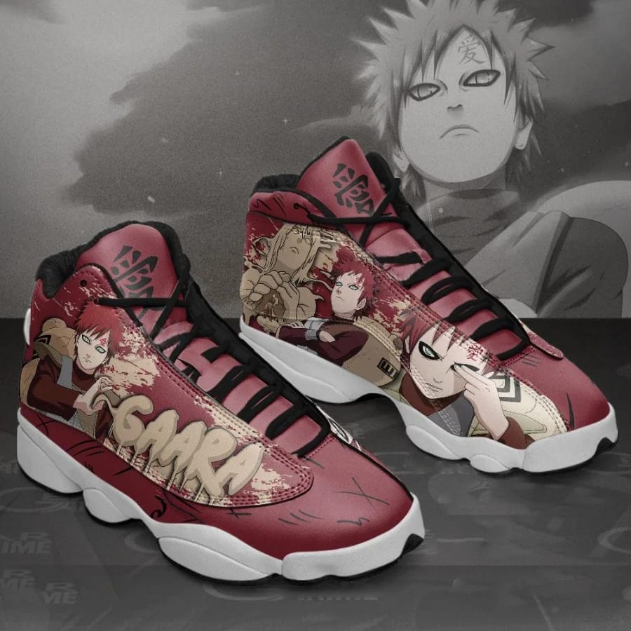 Gaara Anbu Custom Naruto Anime Air Jordan Shoes