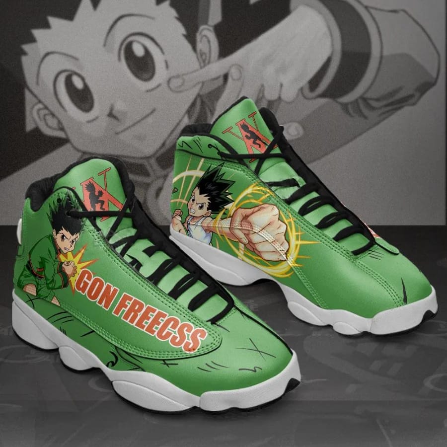 Gon Freecss Hunter X Hunter Anime Custom Air Jordan Shoes