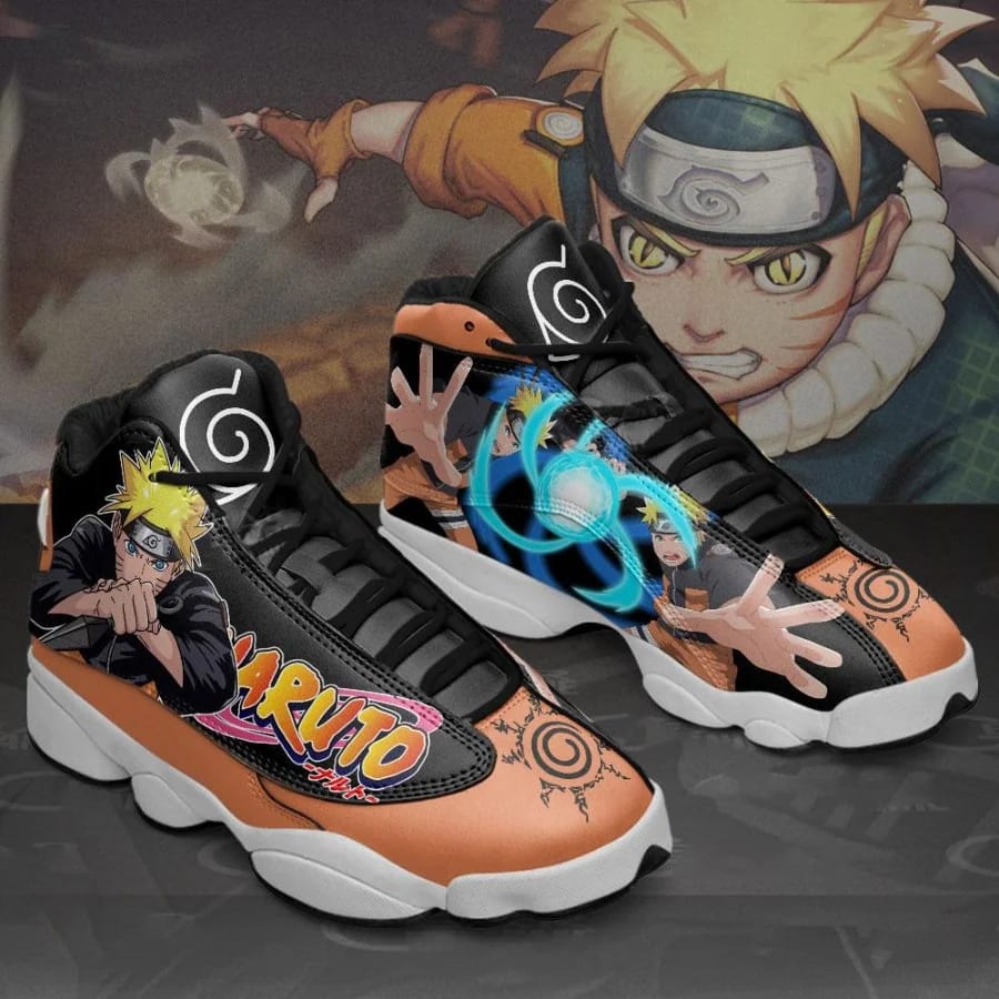 Naruto Rasengan Anime Custom Air Jordan Shoes