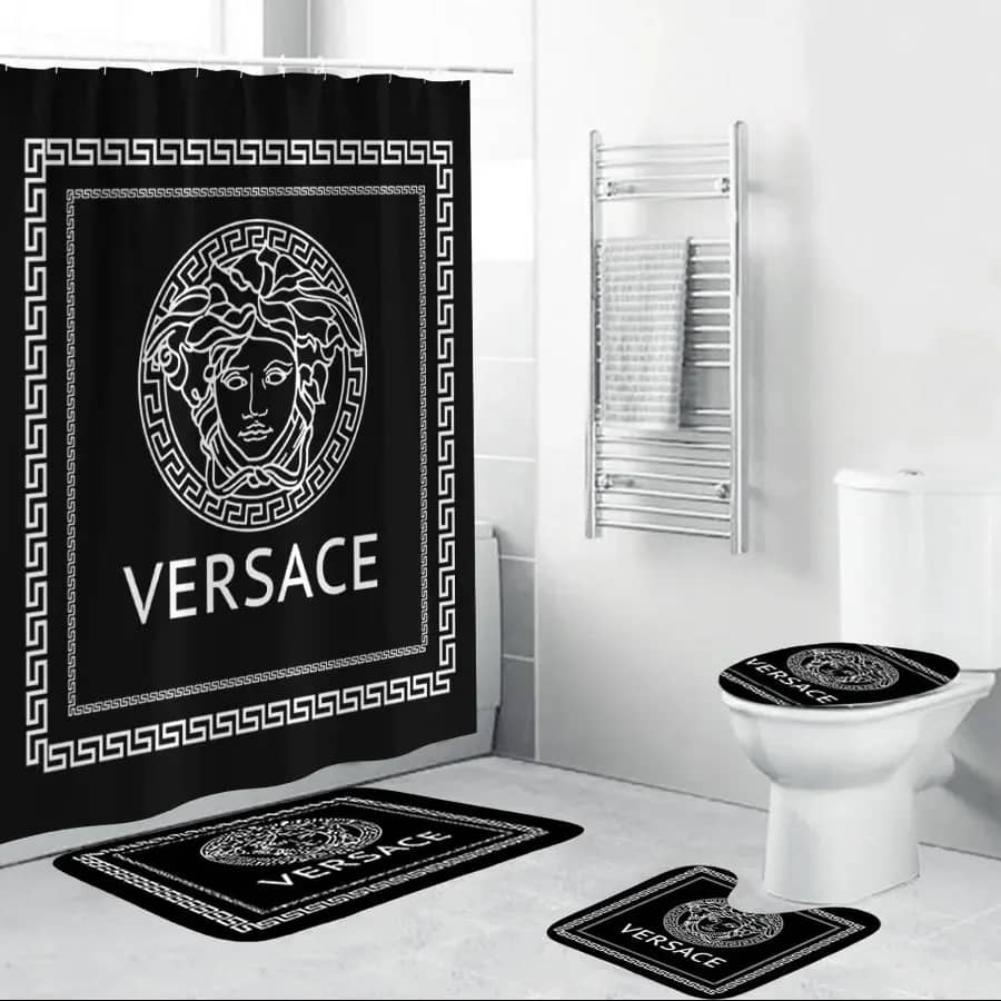 Versace Black Luxury Brand Premium Bathroom Sets