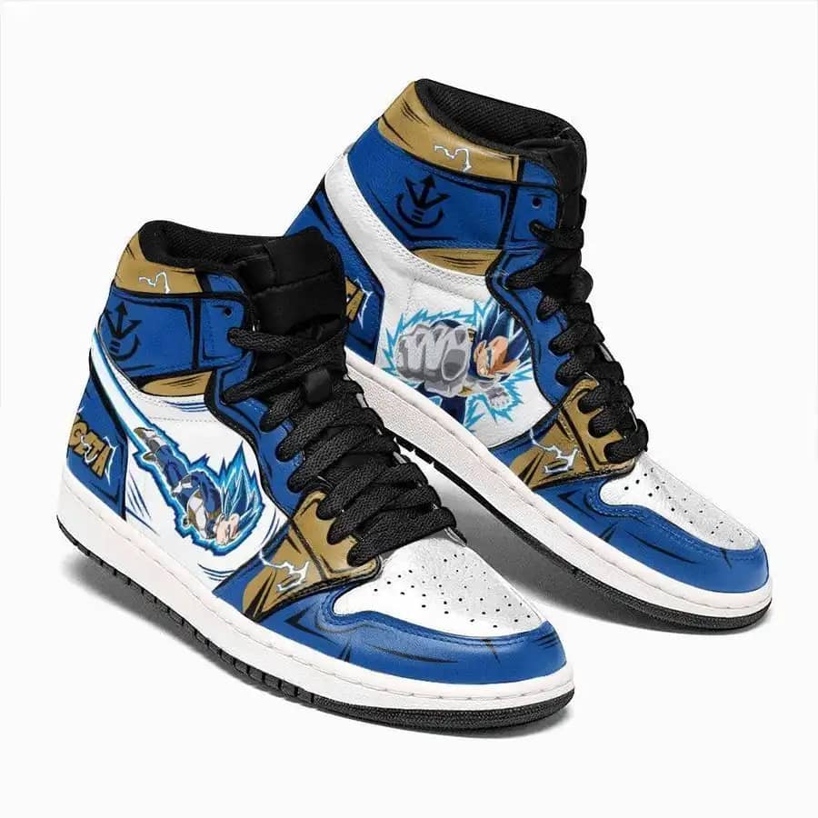 Dbz Vegeta Blue Jd Custom Dragon Ball Anime Gifts Air Jordan Shoes