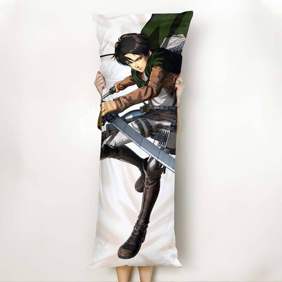 Inktee Store - Levi Ackerman Custom Attack On Titan Anime Gifts Pillow Cover Image