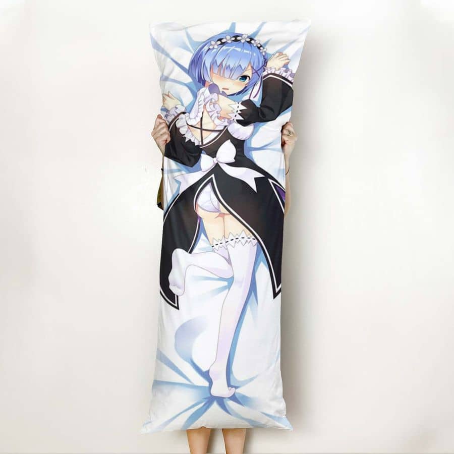 Inktee Store - Re Zero Rem Anime Gifts Idea For Otaku Girl Pillow Cover Image