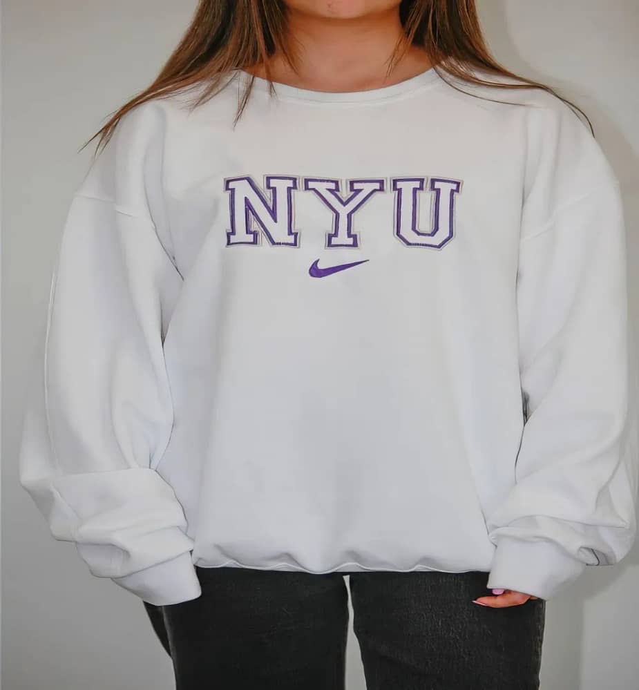 Nyu Embroidered Embroidery