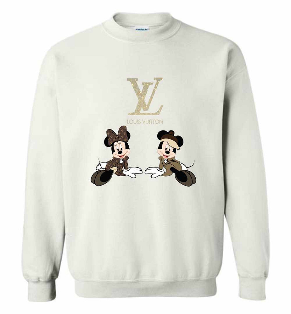 Inktee Store - Mickey Louis Vuitton Minnie Sweatshirt Image