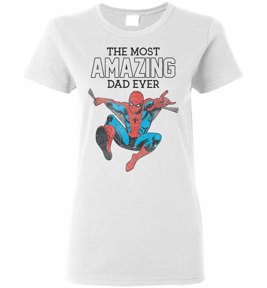 Inktee Store - Amazing Dad Spider-Man Women'S T-Shirt Image