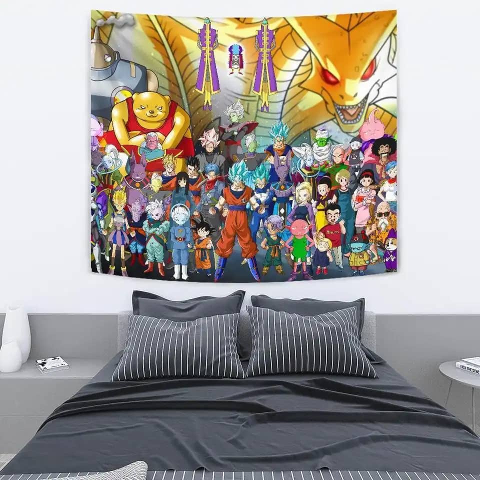 Dragon Ball Super Anime Fan Gift Idea Wall Decor Tapestry