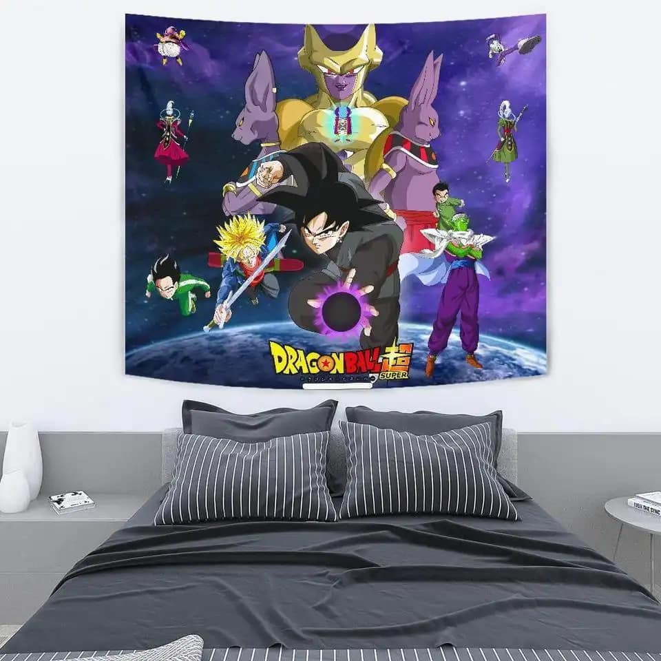 Dragon Ball Super For Anime Fan Gift Idea Wall Decor Tapestry