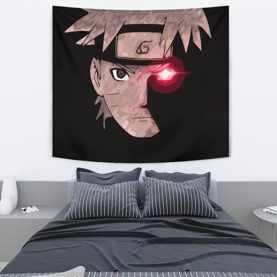 Graphic Art Naruto For Anime Fan Gift Wall Decor Tapestry