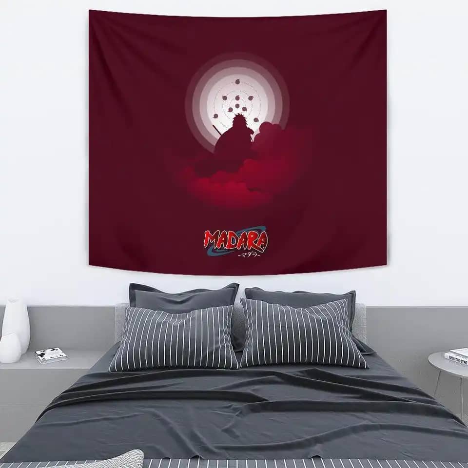 Madara For Naruto Anime Fan Gift Wall Decor Tapestry