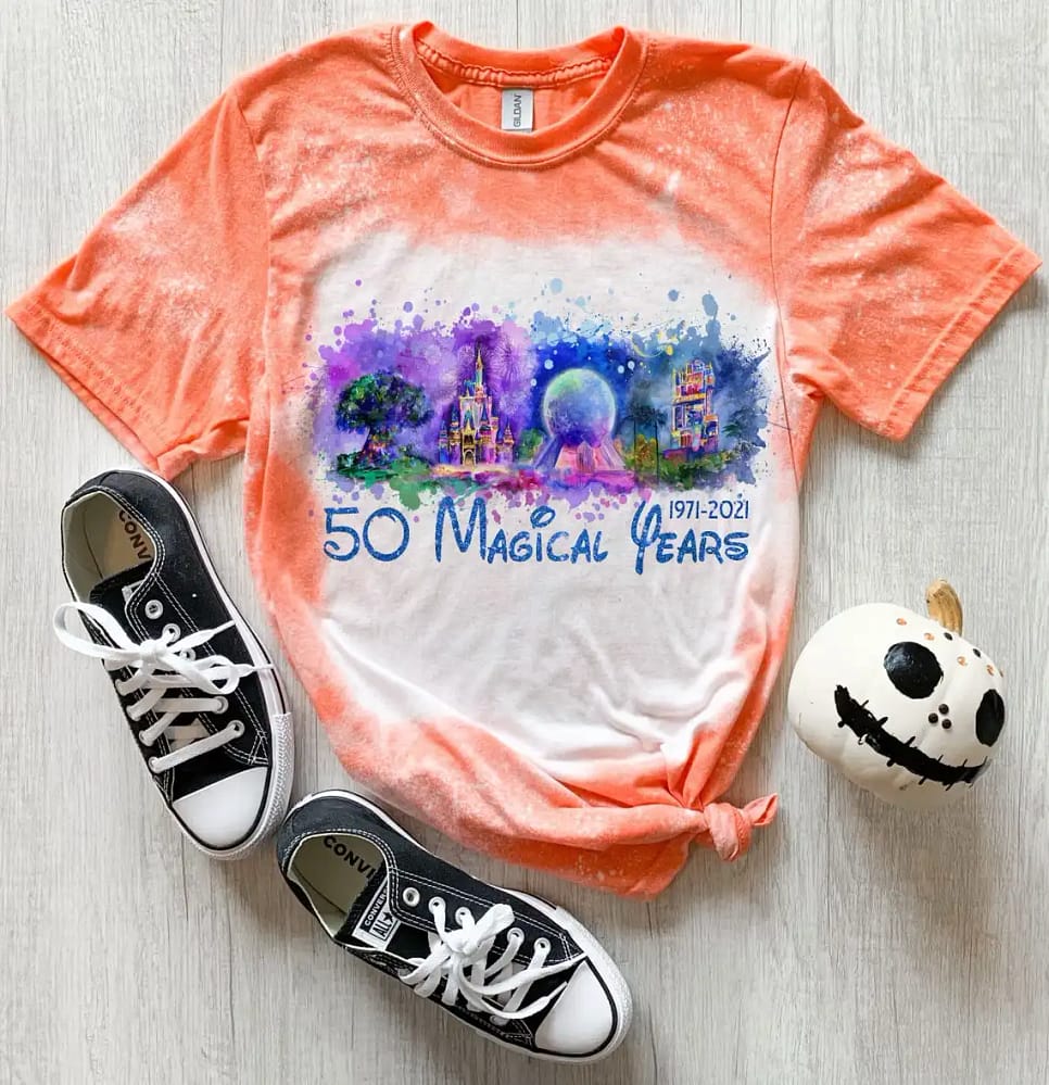 Disney 50th Anniversary Unisex Bleached Shirt