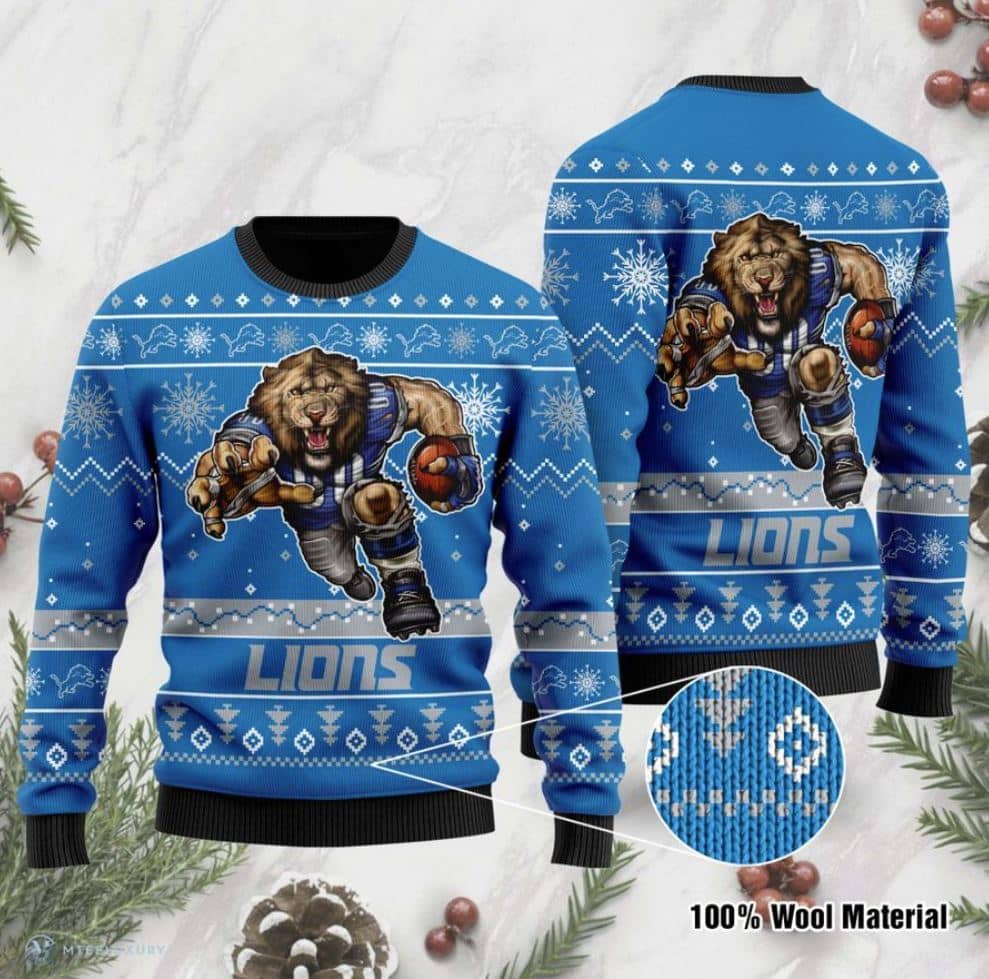 Detroit Lions Ugly Sweater