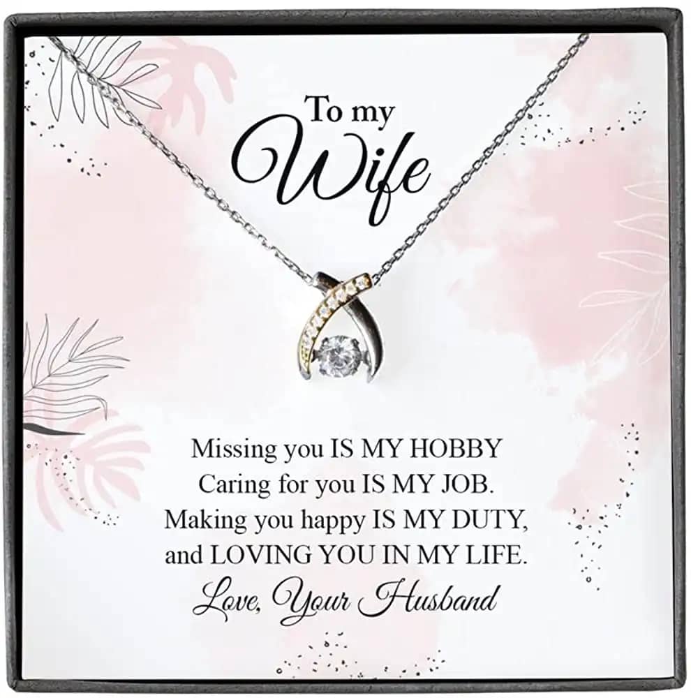 Necklace Jewelry For Women Wishbone Dancing Personalized Gifts