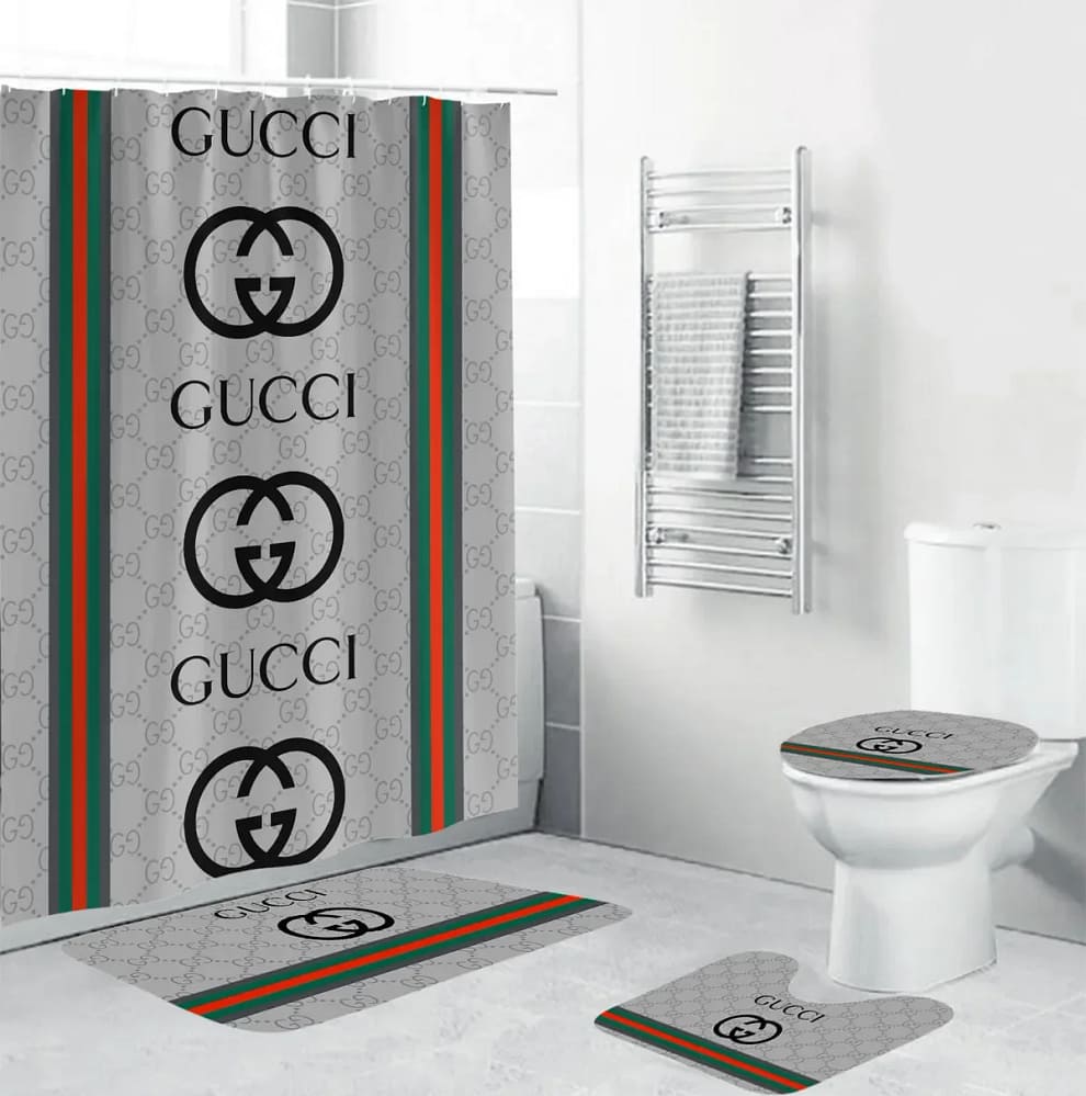 Gucci Logo Luxury Brand Premium Bathroom Sets