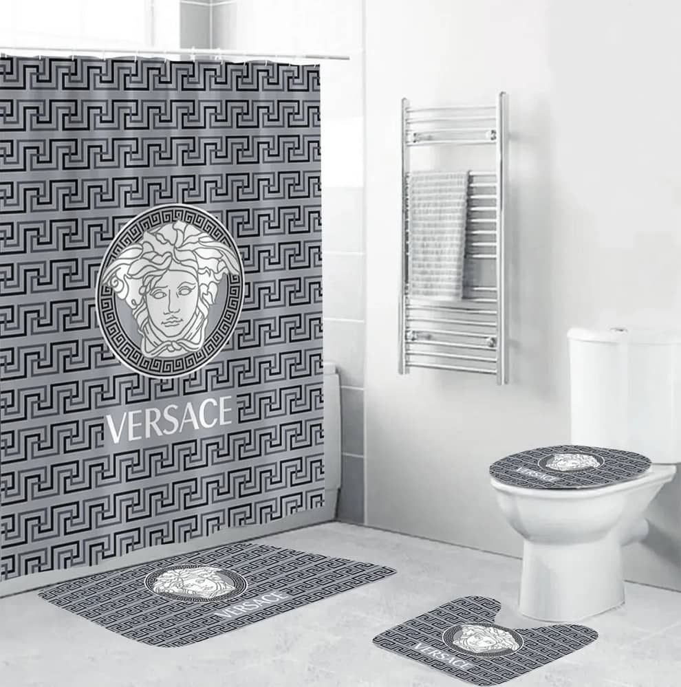 Versace Medusa Grey Luxury Brand Premium Bathroom Sets