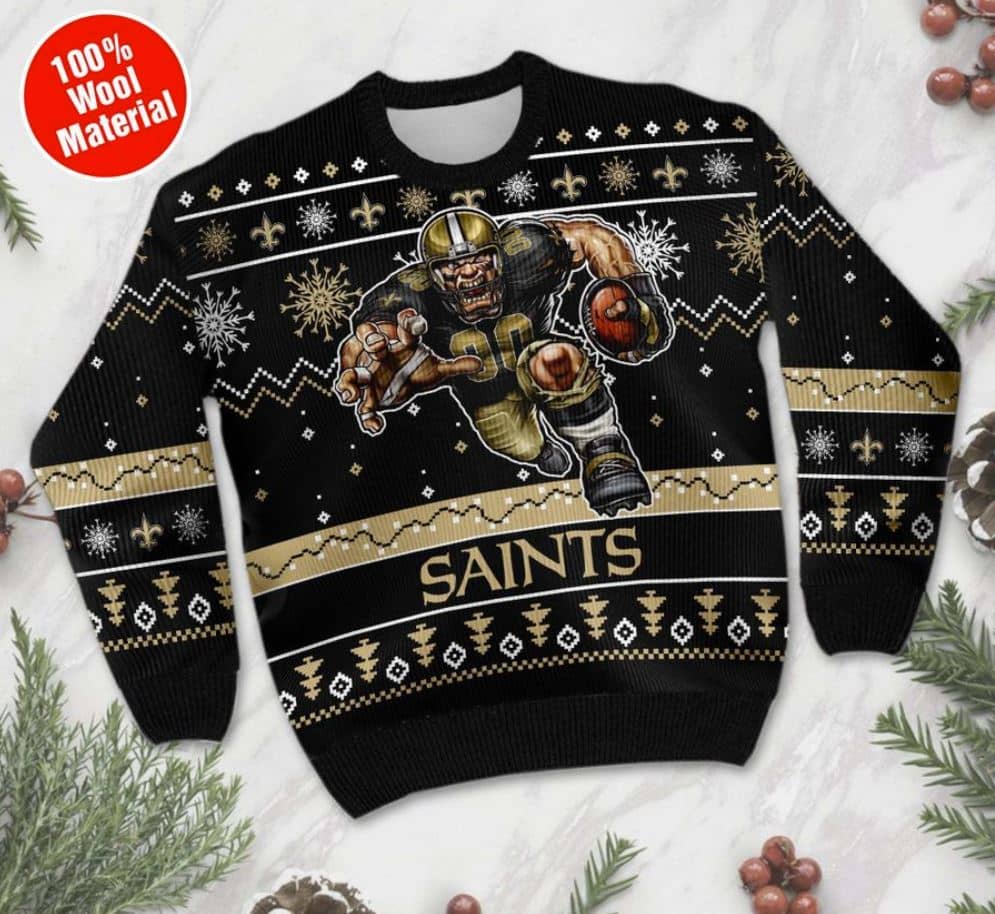 Inktee Store - New Orleans Saints Ugly Christmas Sweater Image