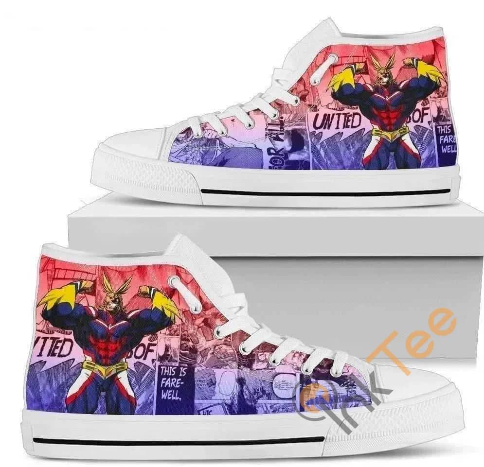All Might My Hero Academia Amazon Best Seller Sku 1227 High Top Shoes