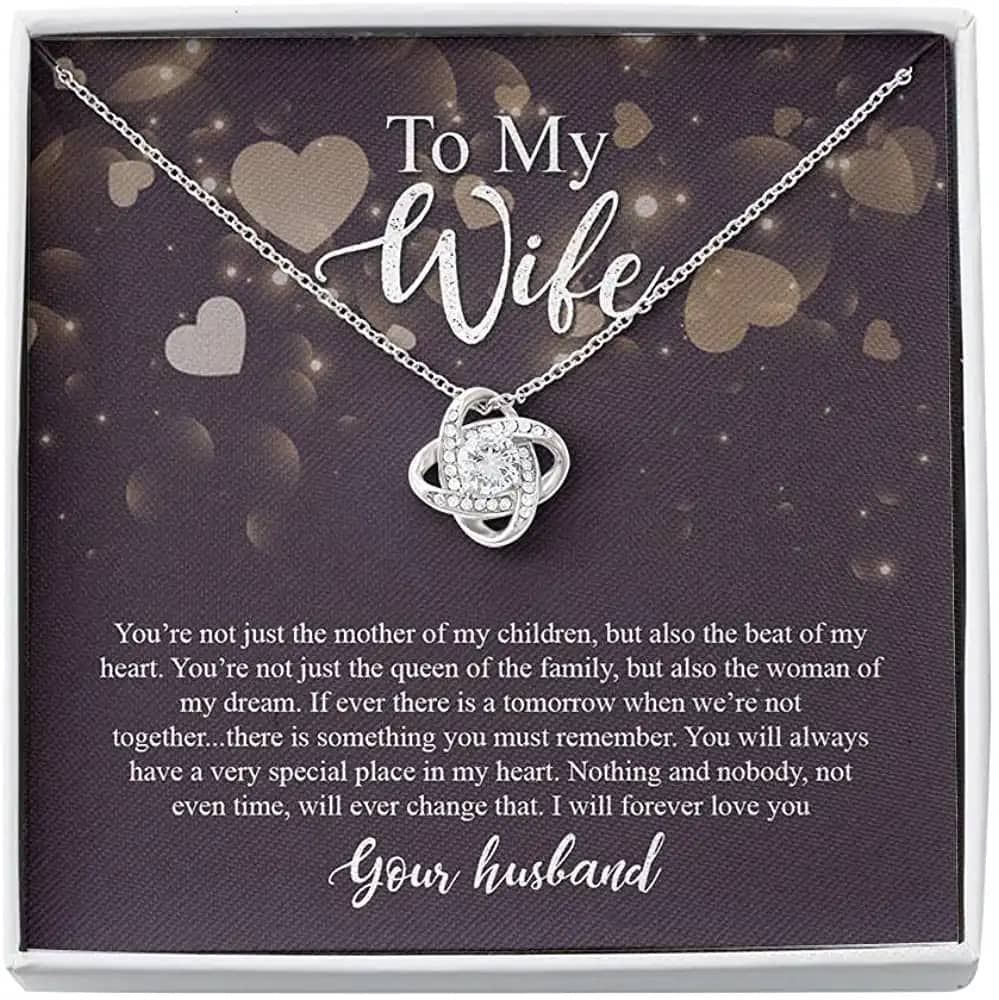 Necklace Jewelry For Women For Fiance Or Knot Love Personalized Gifts