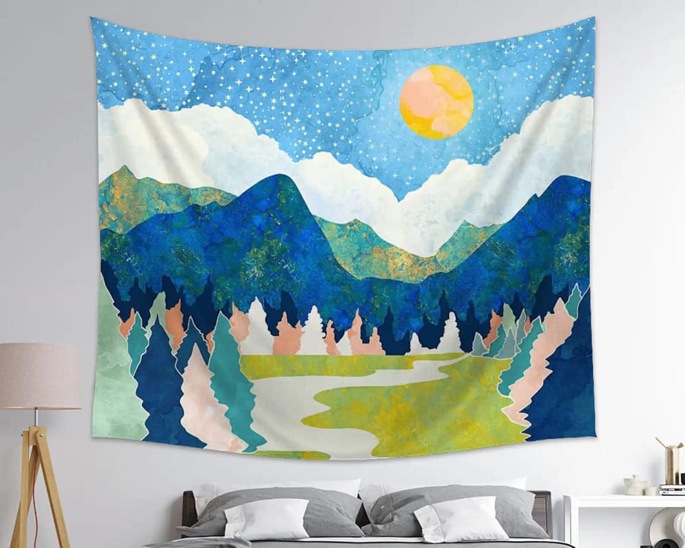 Look At Nature You Will See An Image Of Your Own Soul Nature Wall Art Tapestry
