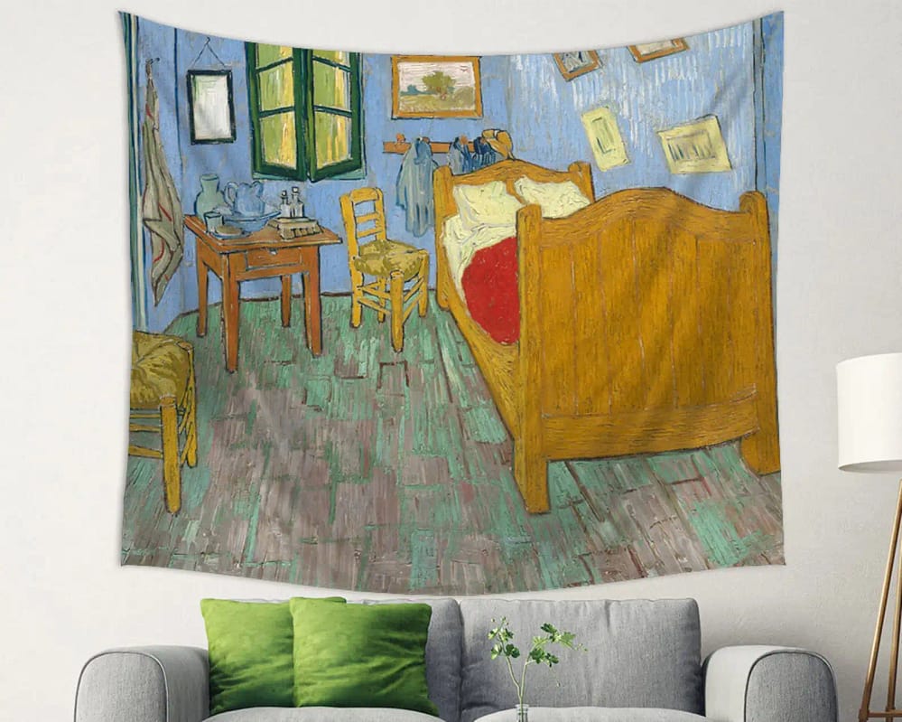 The Bedroom Van Gogh Backdrop Deocr Tapestry