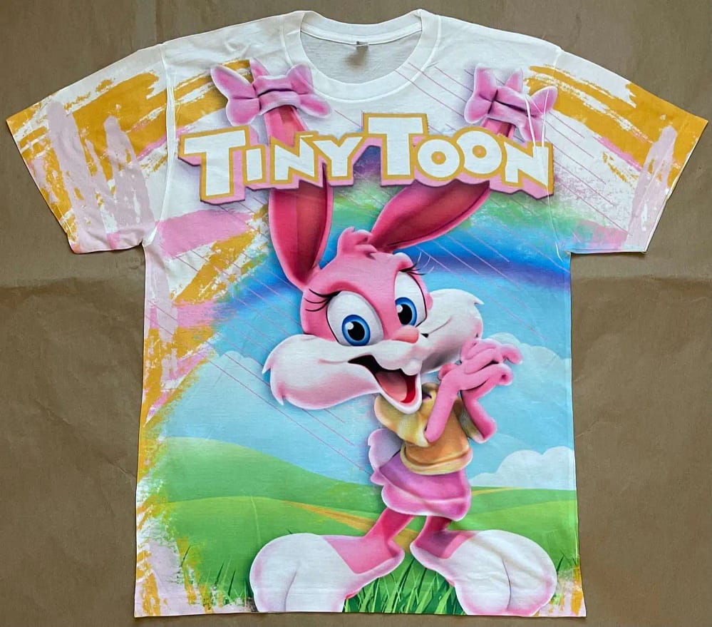 Cute Babs Bunny In Tiny Toon Adventures 3D All Over Print T-Shirt
