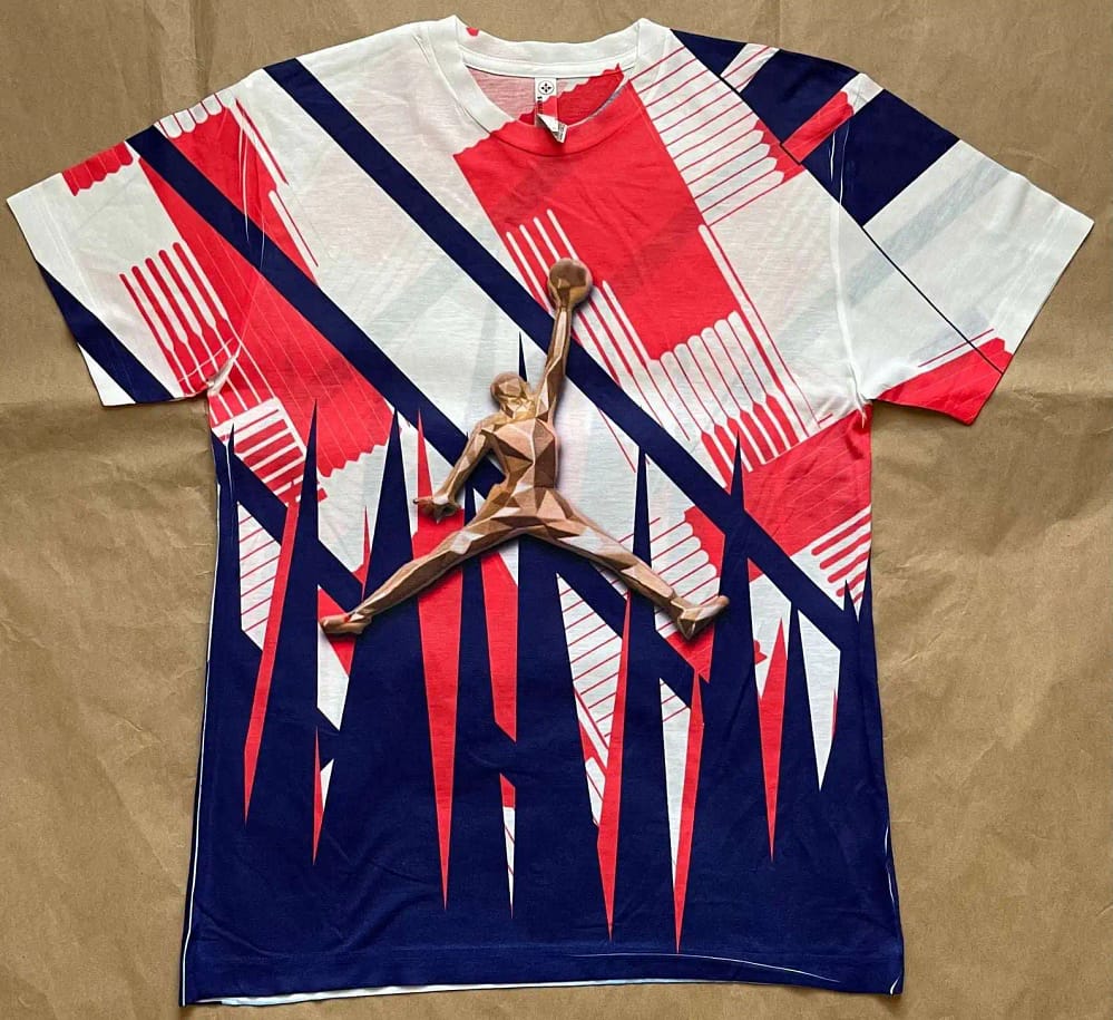 Geometric Jordan Jumpman Shirt 3D All Over Print T-Shirt