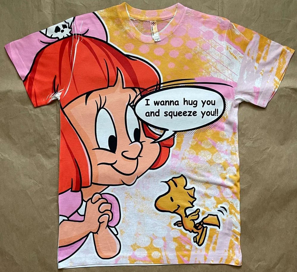 Tiny Toon Adventures Fun Elmyra I Wanna Hug You 3D All Over Print T-Shirt