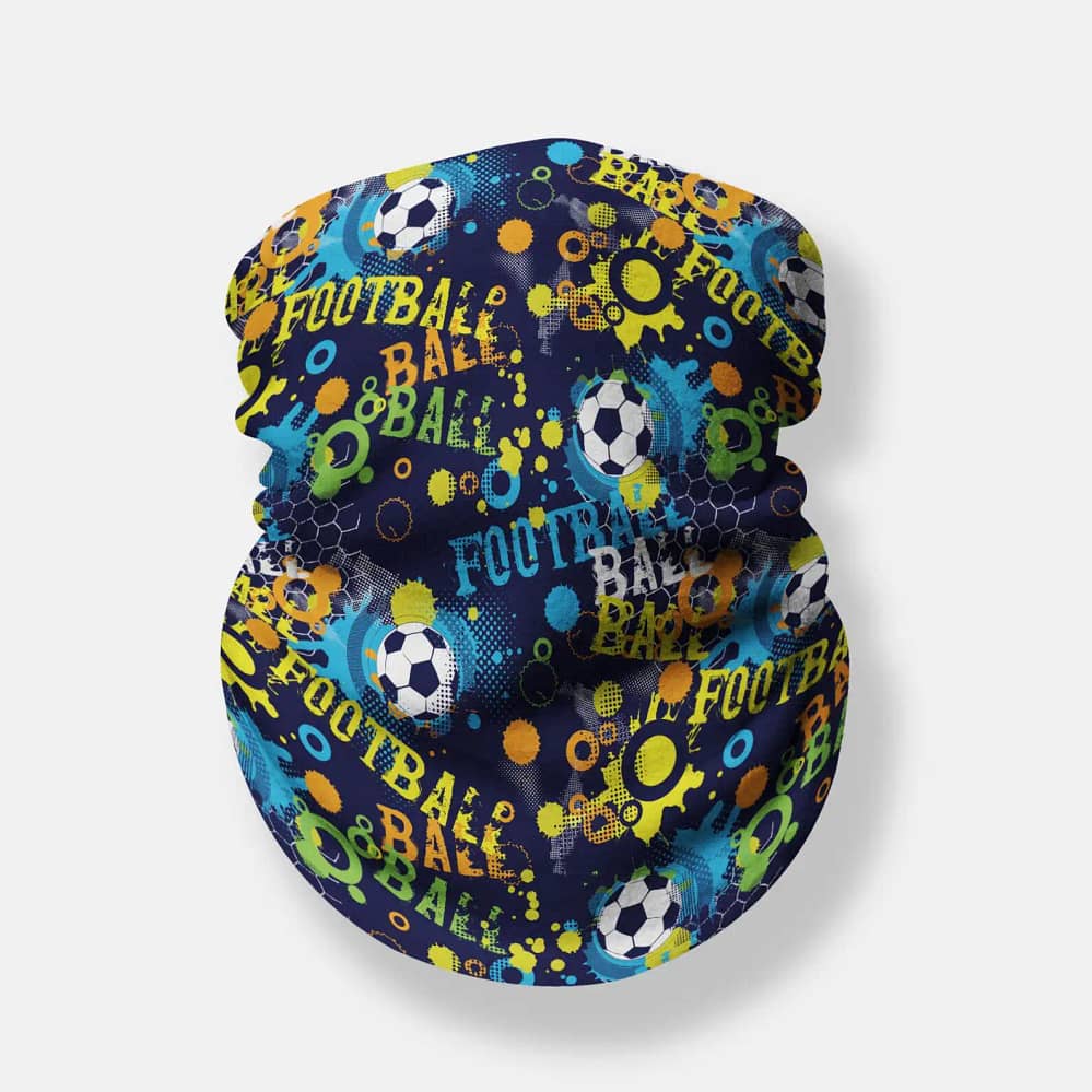 Football Colorful Cutom For Fan Neck Gaiter