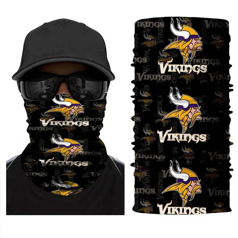 Minnesota Vikings Football Custom Neck Gaiter