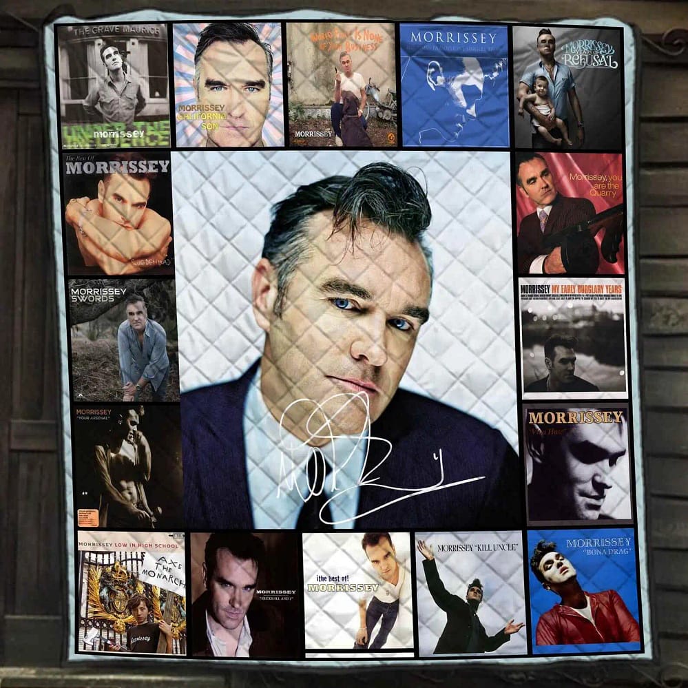 Morrissey Albums Signatures Blanket Gift For Lovers Quilt