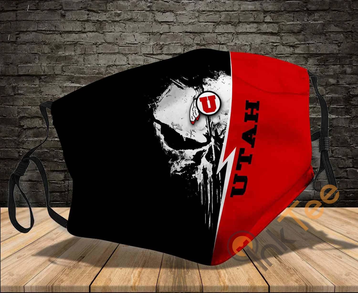 Utah Utes Punisher Sku 97 Amazon Best Selling Face Mask